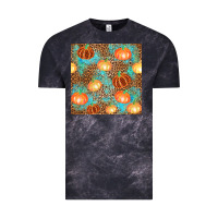 Cloud Black plaid fall pumpkin seamless Vintage Tee - AdoDesignShop