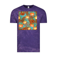 Cloud Purple plaid fall pumpkin seamless Vintage Tee - AdoDesignShop