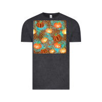 Vintage Black plaid fall pumpkin seamless Vintage Tee - AdoDesignShop
