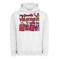 Pigment Lunar Rock my favorite valentine calls me mama Urban Hoodie - OliviaCreatesArt