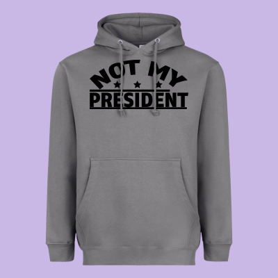 Not My President Heavyweight Hoodie Designed By Bettercallsaul