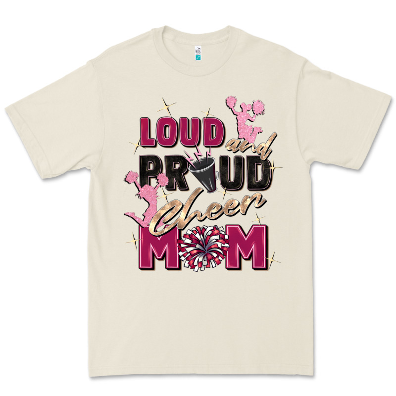 Loud And Proud Cheer Mom Premium Tee by Zillion Design Studio | Teevron