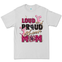 Dove Grey loud and proud cheer mom Premium Tee - Zillion Design Studio