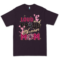 Plum loud and proud cheer mom Premium Tee - Zillion Design Studio