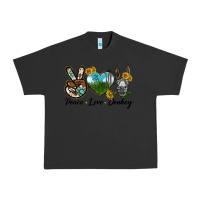 Pigment Black Peace Love Donkey Head Urban Heavy Tee - LillyAllenDesigns