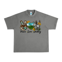 Tornado Peace Love Donkey Head Urban Heavy Tee - LillyAllenDesigns