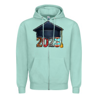Seafoam 2023 graduation hat bbs Zipper Hoodie - BundleAndBundleShop