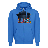 True Royal 2023 graduation hat bbs Zipper Hoodie - BundleAndBundleShop