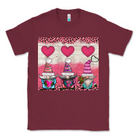 Burgundy v.d 3 gnomes and hearts Classic Tee - AdoDesignShop