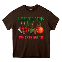 Chocolate Brown i like big bulbs and i can not lie Heavy Core Tee - BarkalooDesign