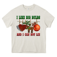 Cream i like big bulbs and i can not lie Heavy Core Tee - BarkalooDesign
