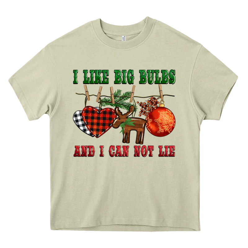 I Like Big Bulbs And I Can Not Lie Heavy Core Tee by BarkalooDesign | Teevron