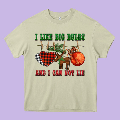 I Like Big Bulbs And I Can Not Lie Heavy Core Tee Designed By Barkaloodesign