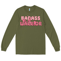 Army Green badass warrior Long Sleeve Tee - MaliasSmallBusiness