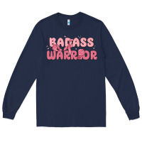 Navy badass warrior Long Sleeve Tee - MaliasSmallBusiness