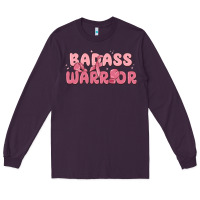 Plum badass warrior Long Sleeve Tee - MaliasSmallBusiness