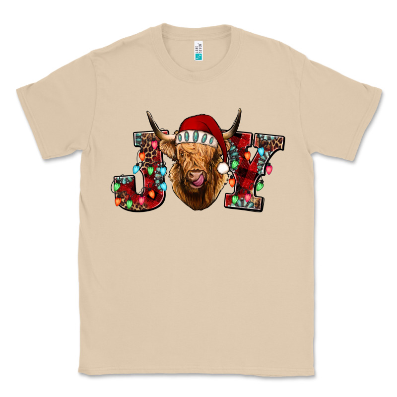 Joy Highland Cow Classic Tee by Jasminsmagicworld | Teevron