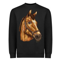 Black horse Heavyweight Sweatshirt - BarkalooDesign