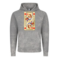 Cloud Rock love playing cards queen Vintage Hoodie - AdoDesignShop