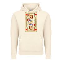 Vintage Artic love playing cards queen Vintage Hoodie - AdoDesignShop