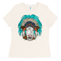 Simmental Indian Headdress Ladies Tee | Teevron