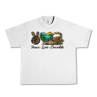 Lunar Rock Peace Love Crocodile Urban Heavy Tee - LillyAllenDesigns