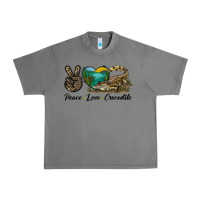 Tornado Peace Love Crocodile Urban Heavy Tee - LillyAllenDesigns
