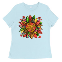Watermelon Sunflower Ladies Tee | Teevron