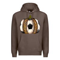 Coffee Soccer Pumpkin Premium Hoodie - texasbilliewilder