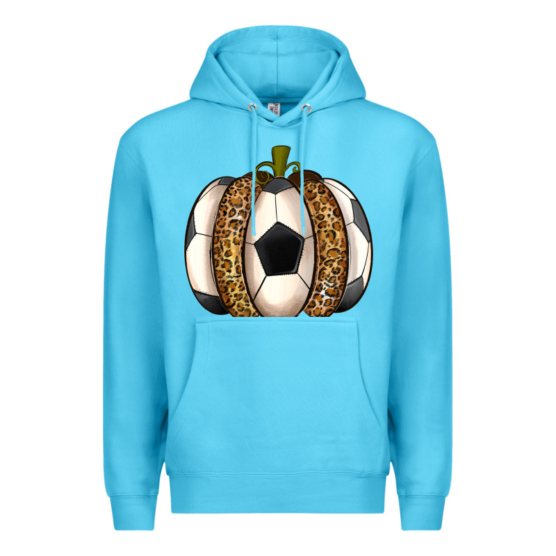 Soccer Pumpkin Premium Hoodie by texasbilliewilder | Teevron