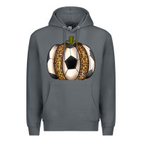 Rock Soccer Pumpkin Premium Hoodie - texasbilliewilder