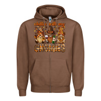 Chestnut chilling with my gnomies bbs Zipper Hoodie - BundleAndBundleShop