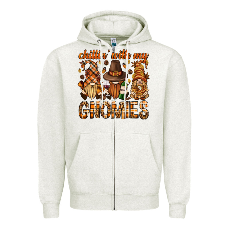 Chilling With My Gnomies Bbs Zipper Hoodie by BundleAndBundleShop | Teevron