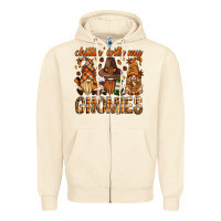 Sandshell chilling with my gnomies bbs Zipper Hoodie - BundleAndBundleShop