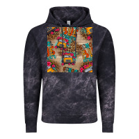 Cloud Black school bus driver and flower seamless patterns Vintage Hoodie - BundleAndBundleShop