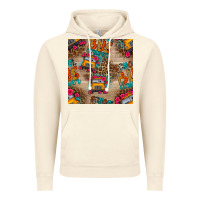 Vintage Artic school bus driver and flower seamless patterns Vintage Hoodie - BundleAndBundleShop