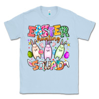 Dusty Blue Easter Hunting Squad Classic Tee - CowhideDigitalArt