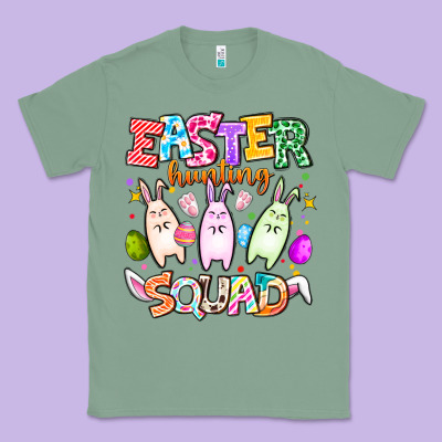 Easter Hunting Squad Classic Tee Designed By Cowhidedigitalart