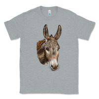 Heather Grey Andalusian Donkey Face Classic Tee - LillyAllenDesigns