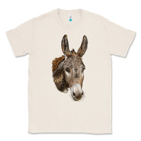 Natural Andalusian Donkey Face Classic Tee - LillyAllenDesigns