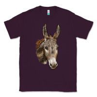 Plum Andalusian Donkey Face Classic Tee - LillyAllenDesigns