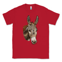 Red Andalusian Donkey Face Classic Tee - LillyAllenDesigns