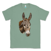 Sage Andalusian Donkey Face Classic Tee - LillyAllenDesigns