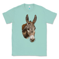 Seafoam Andalusian Donkey Face Classic Tee - LillyAllenDesigns