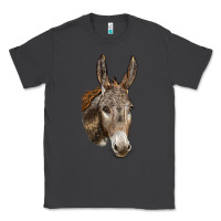 Smoke Andalusian Donkey Face Classic Tee - LillyAllenDesigns