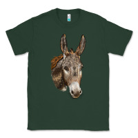 Sports Green Andalusian Donkey Face Classic Tee - LillyAllenDesigns