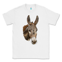 White Andalusian Donkey Face Classic Tee - LillyAllenDesigns