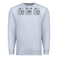Heather Grey Guitar Chord dad Premium Sweatshirt - Bettercallsaul