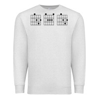 Oatmeal Heather Guitar Chord dad Premium Sweatshirt - Bettercallsaul
