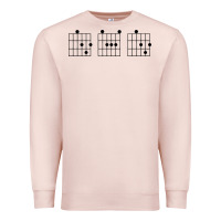 Pale Pink Guitar Chord dad Premium Sweatshirt - Bettercallsaul